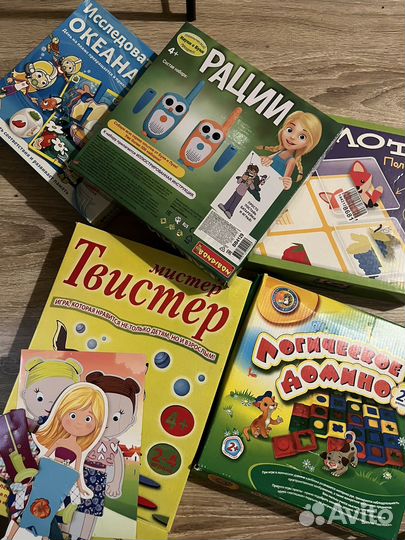 Развивающие игры набором
