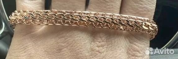 Мужской золотой браслет 585