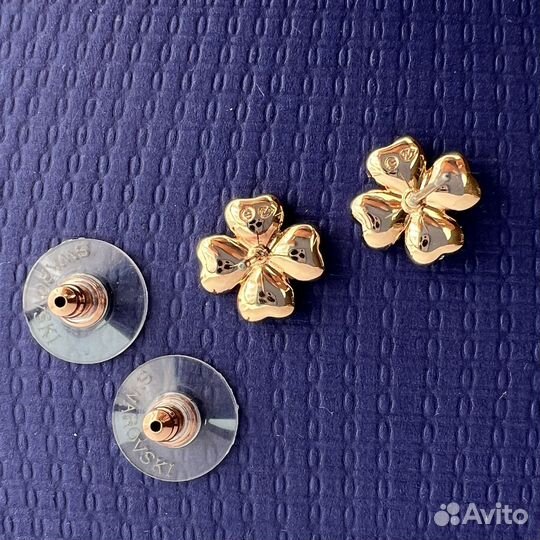 Swarovski серьги клевер latisha