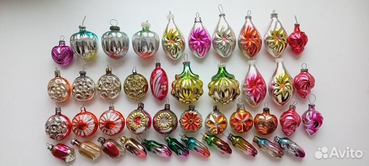 Светофоры медальоны бутоны елочные игрушки СССР