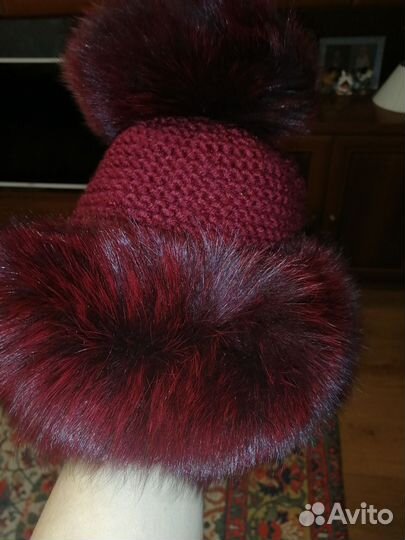 Шапка зимняя меховая женская