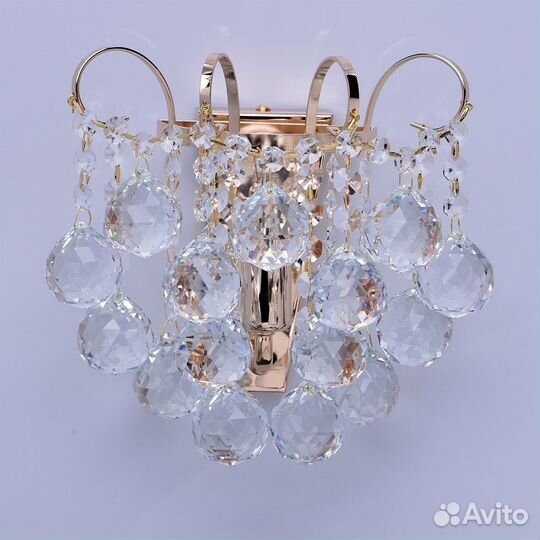 Хрустальное настенное бра из коллекции Жемчуг брен