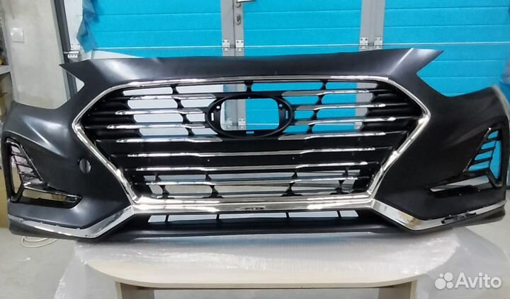Бампер передний в сборе Hyundai Sonata 17-19