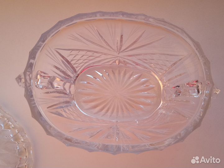 Ваза для конфет хрусталь СССР