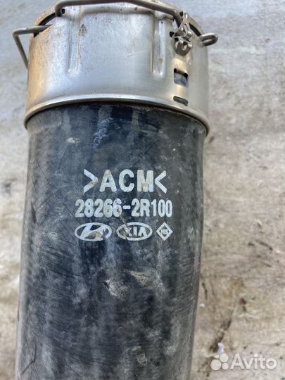 Патрубок интеркулера Кия, Хендай 2.2л. D4HE