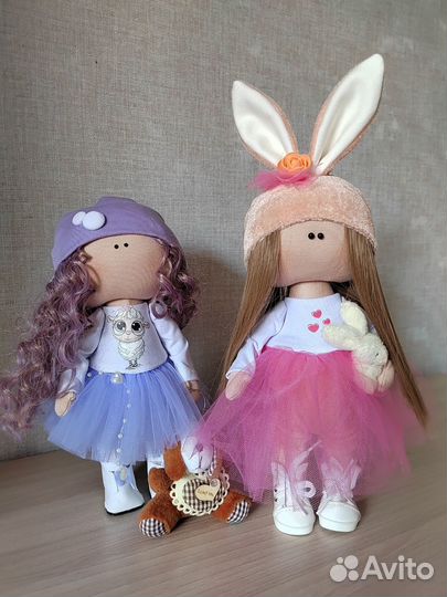 Текстильная кукла ручной работы