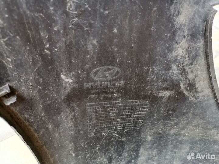 Бампер передний на hyundai solaris