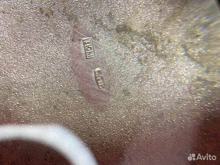 Чашка серебро 875 со звездой