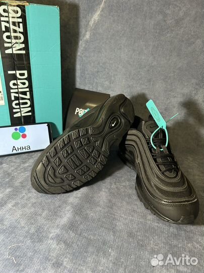 Nike Air Max 97 triple black Оригинал