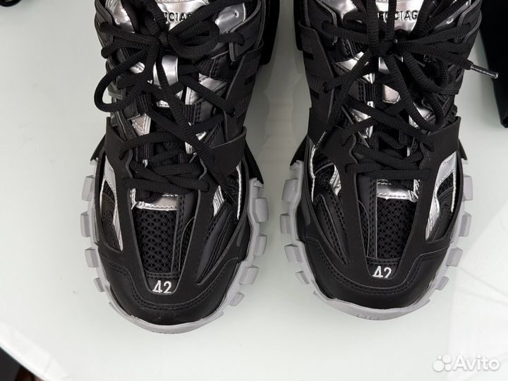 Balenciaga Track Sneaker Black Silver