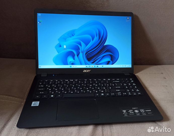 Новый Acer 315 - Core i3 1005G1 DDR4 SSD iPS FHD