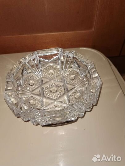 Пепельница хрустальная СССР