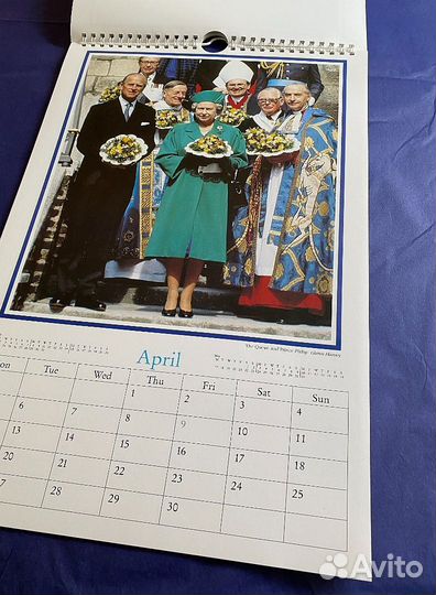 Календарь 1993г. Королевская семья, Елизавета II