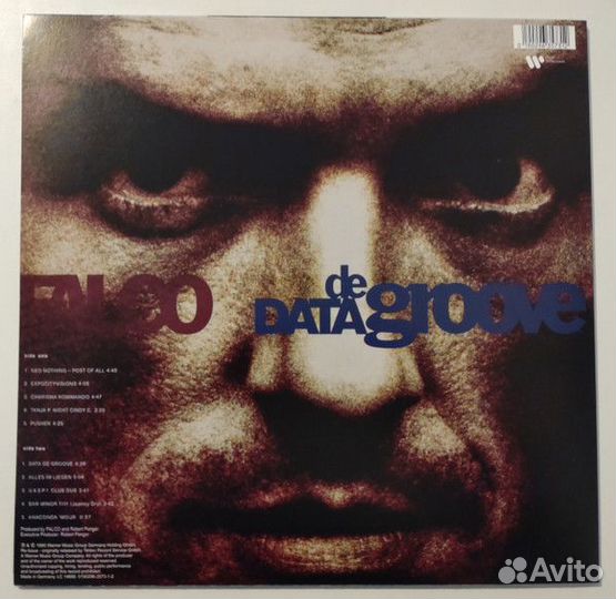 Виниловая пластинка falco - data DE groove - blue