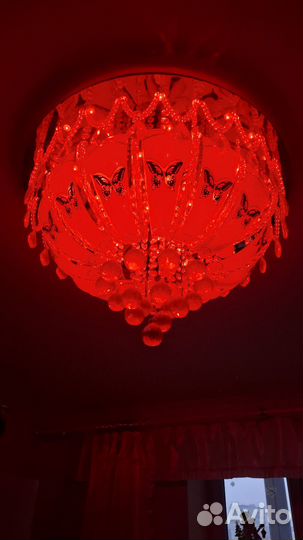 Люстра потолочная бу