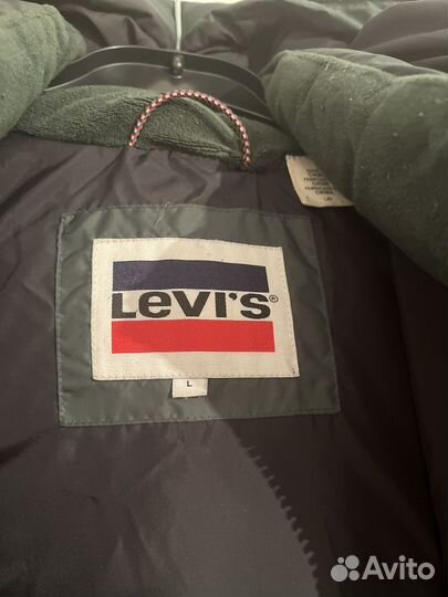 Пуховик мужской Levi's зимняя куртка