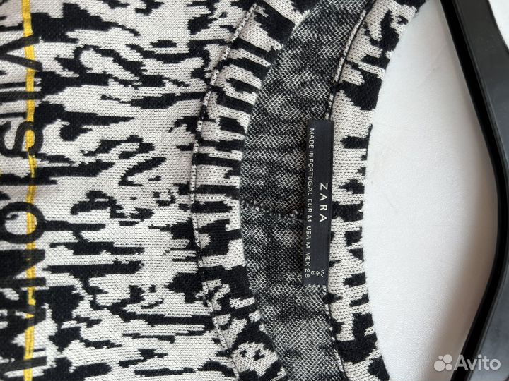 Трикотажное платье zara