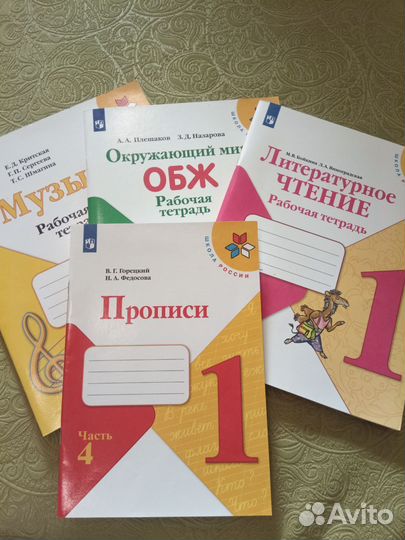 Рабочие тетради 1 класс Школа России