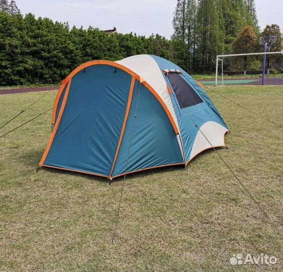 Палатка туристическая 3-4 местная с тент навесом