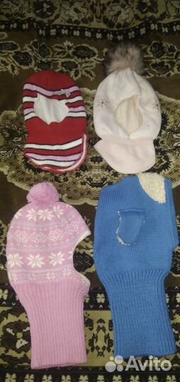 Шапка шлем зимние, весна -осень, размеры уточняйте