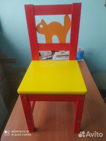 Детские стол и стул IKEA