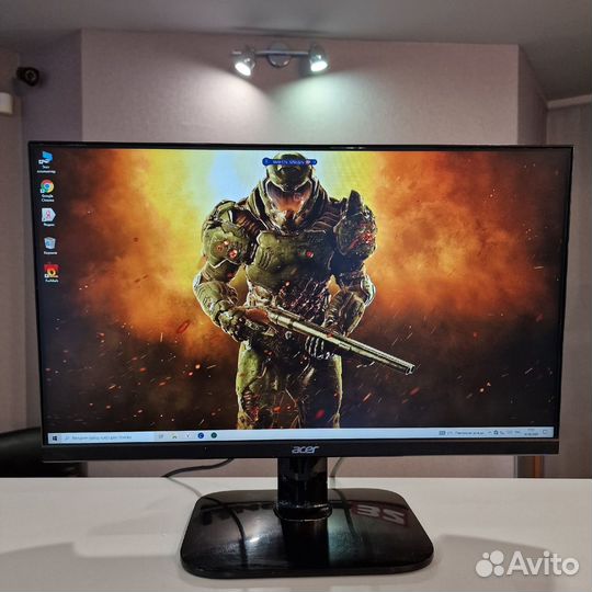 Acer KA242Ybi, 1920x1080, 75 Гц, IPS, черный