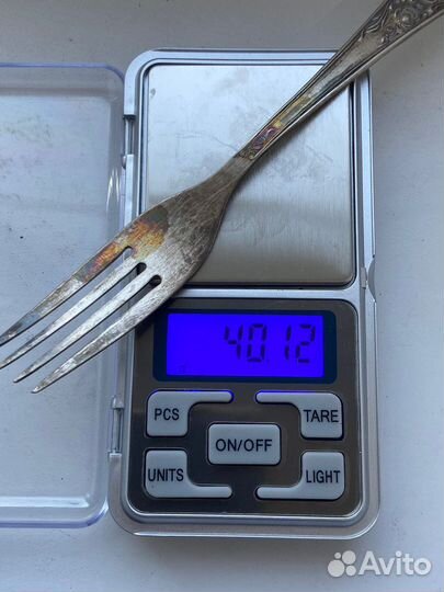 Серебряная вилка 875