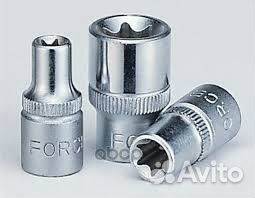 Головка E10 внешний torx 1/2DR короткая force 5