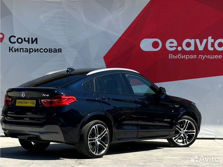 BMW X4 2.0 AT, 2018, 52 000 км