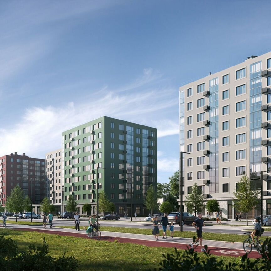 2-к. квартира, 58,8 м², 12/12 эт.