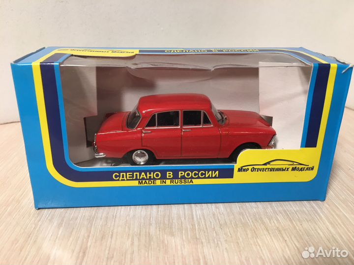 Модель Москвич-412, масштаб 1:43