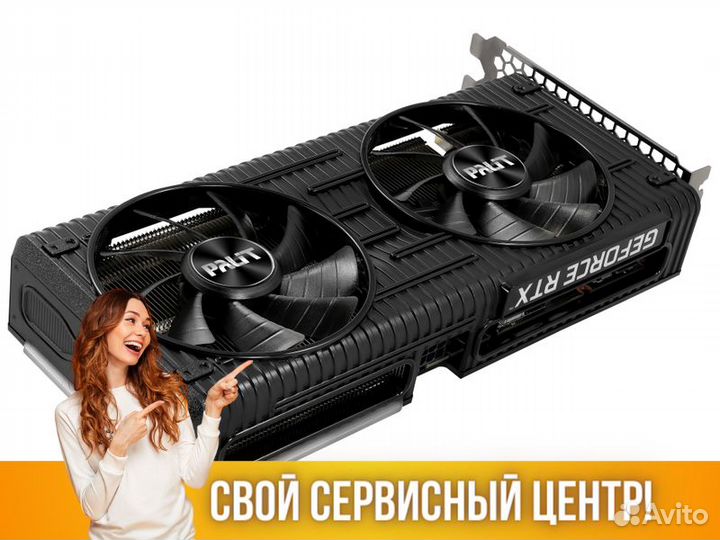 Видеокарта Palit PCI-E 4.0 PA-RTX3060Ti dual