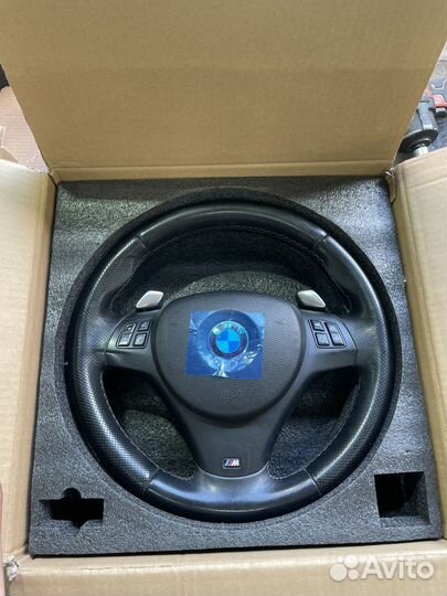 М руль с лепестками bmw e90 e87 e92 e91 e84 e81