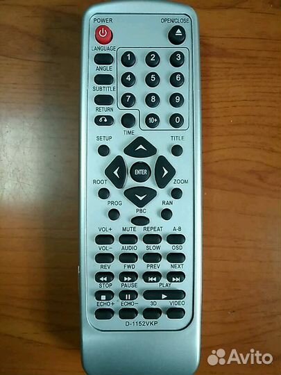 Пульт Bimatek D1152VKP/Erisson DVD-1000