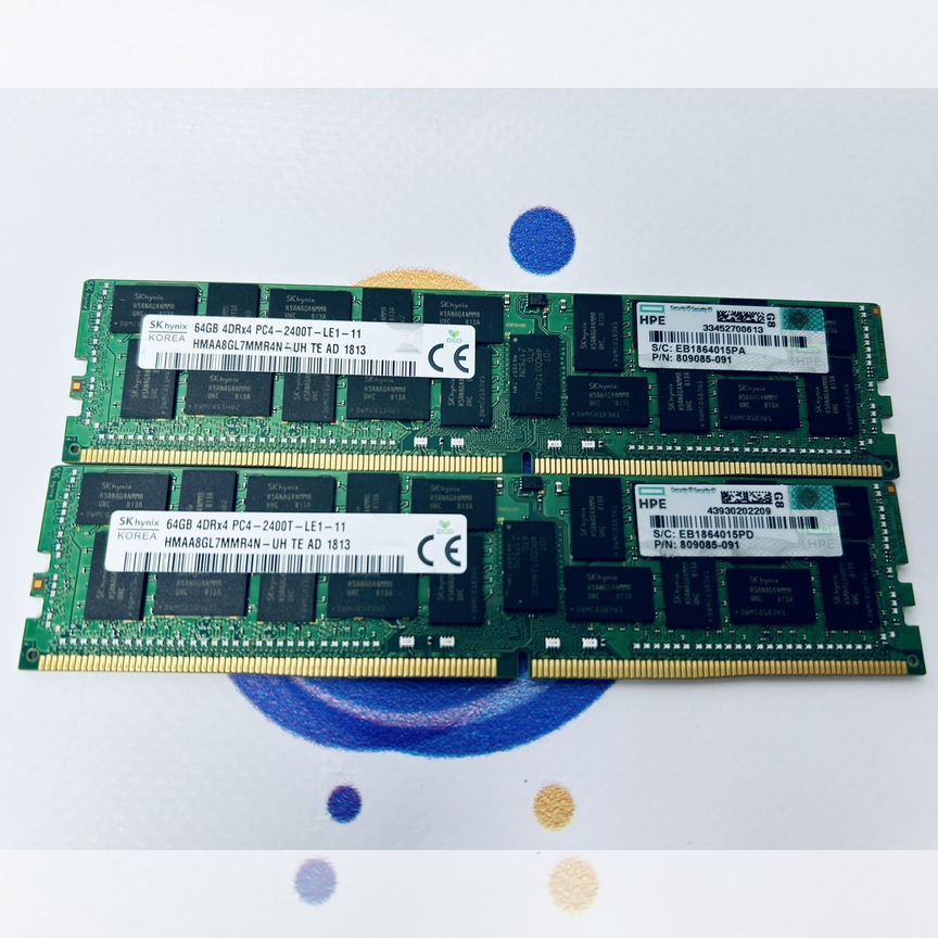 [809085-091] Ddr4 64gb 2400mhz Hp Ecc Reg 809085-091