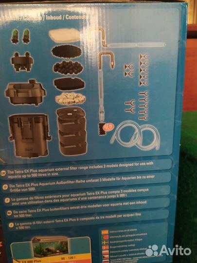 Внешний фильтр tetra ex 600 plus