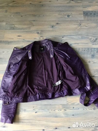 Кожаная куртка ASOS