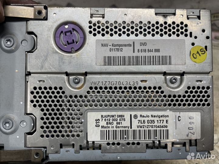 Оригинальное гу с навигацией VW Touareg GP