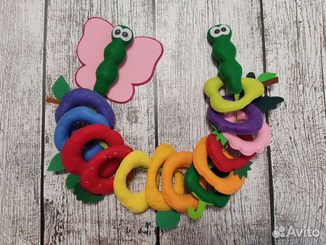 Развивающая игра из фетра 