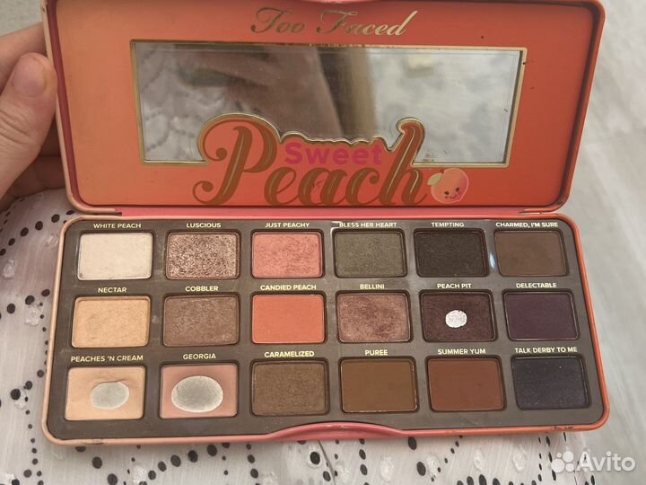 Палетки теней colourpop кико too faced morphe