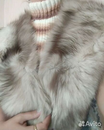 Воротник песцовый