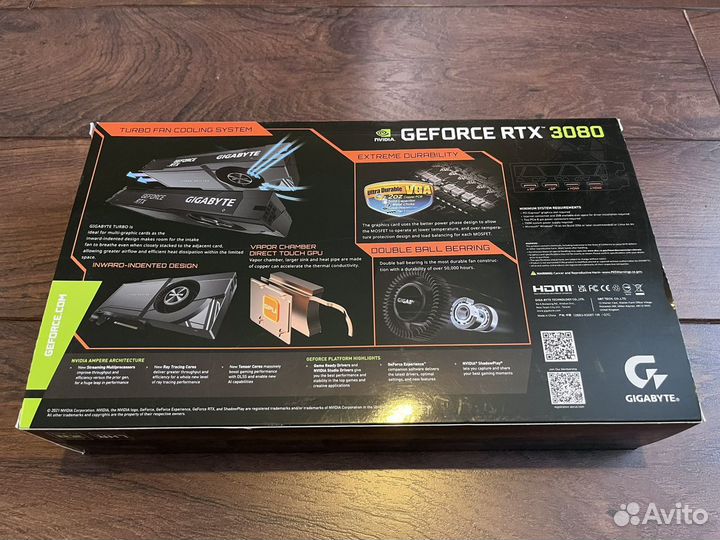 Gigabyte RTX 3080 Новая