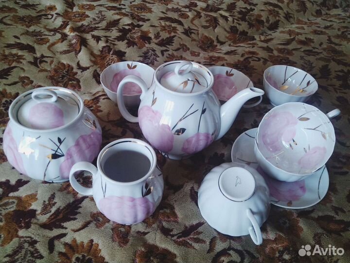 Сервиз чайный Дулевский фарфор 15 предметов