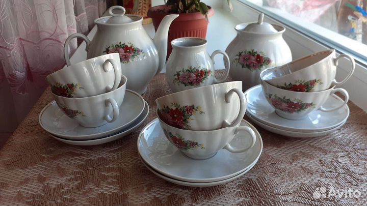 Сервиз чайный Дулево Полевые цветы
