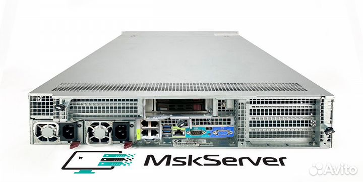 Сервер Supermicro 6029U-E1CR4 2xGold 6252 32Gb