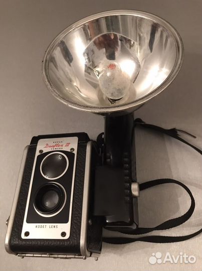 Ретро фотоаппарат Kodak Duaflex Brownie Dakon lens