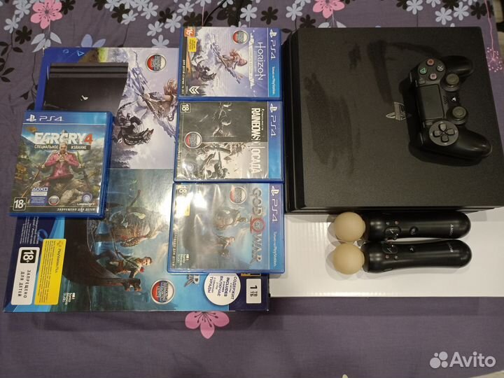 Игровая приставка ps4 pro 1tb