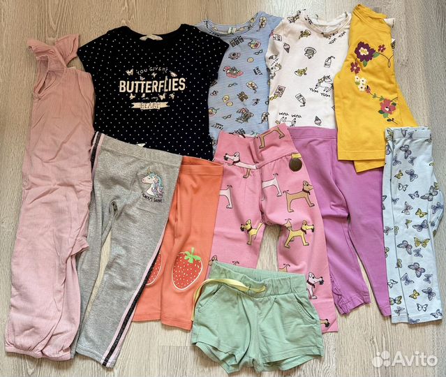Вещи пакетом на девочку 86-98