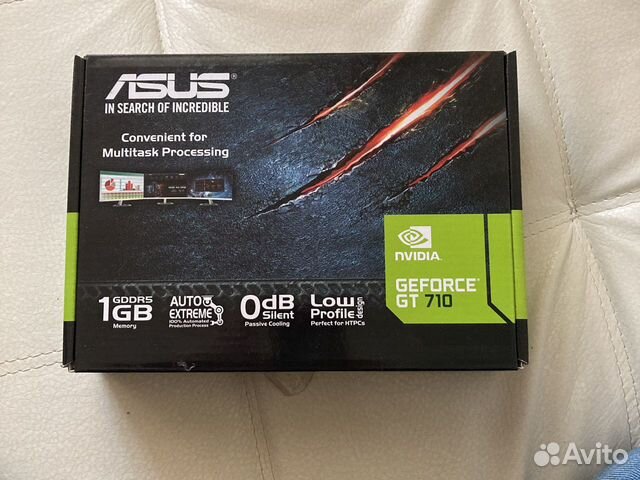 Видеокарта GT 710 на 1gb