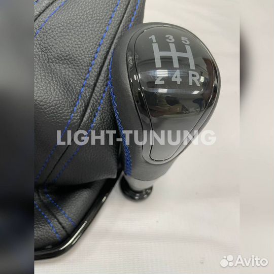 Ручка кпп Приора 2 строчка синяя